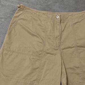 Lauren Ralph Lauren Shorts‎ Womens Size 18W Khaki High Waist Cotton Blend